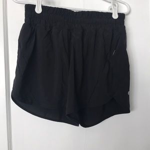 Black lululemon shorts size 8
